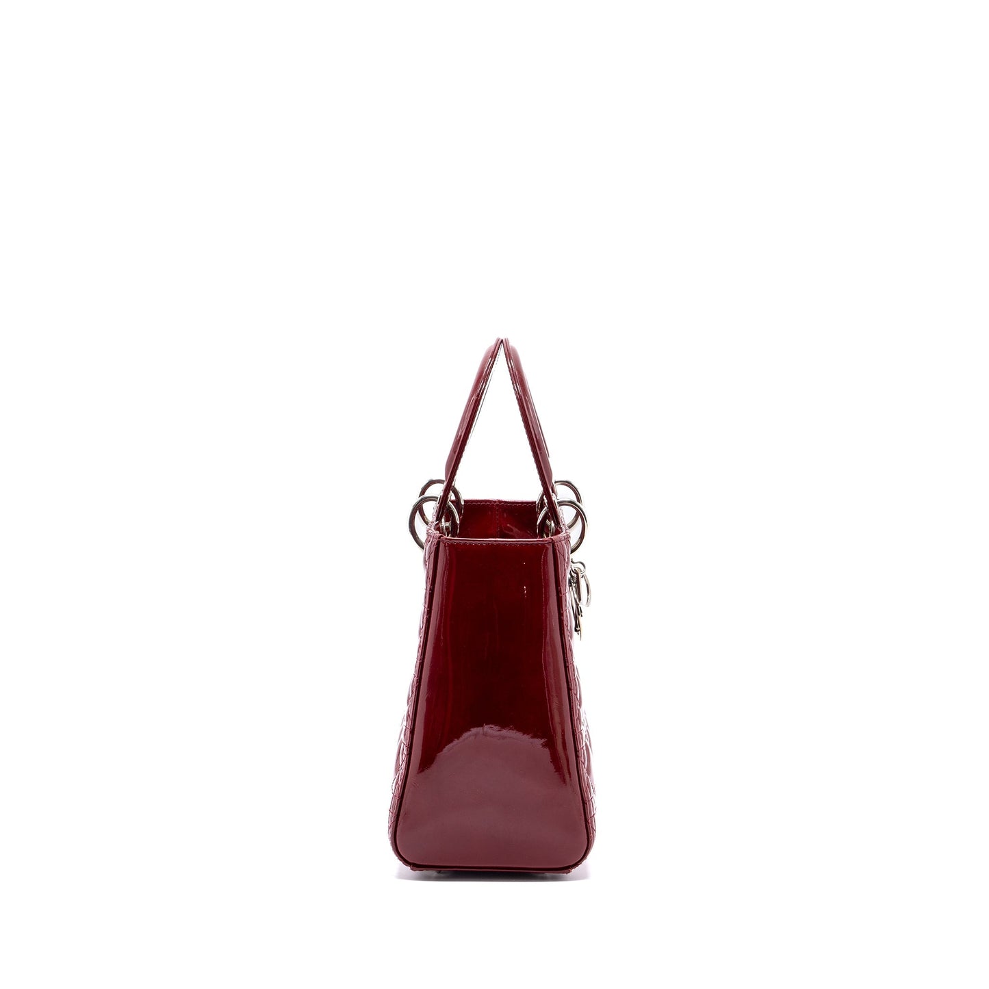 Luxury Dior Medium Lady Luxury Dior Patent Red SHW