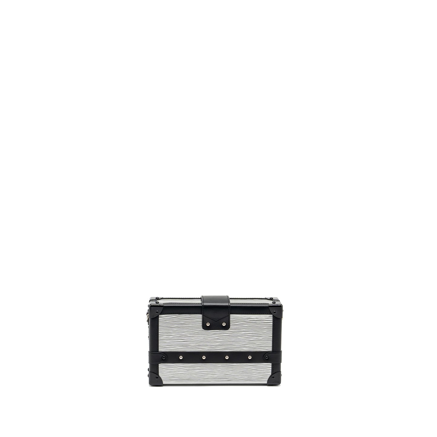 Louis Vuitton Petite Malle EPI White/Black GHW