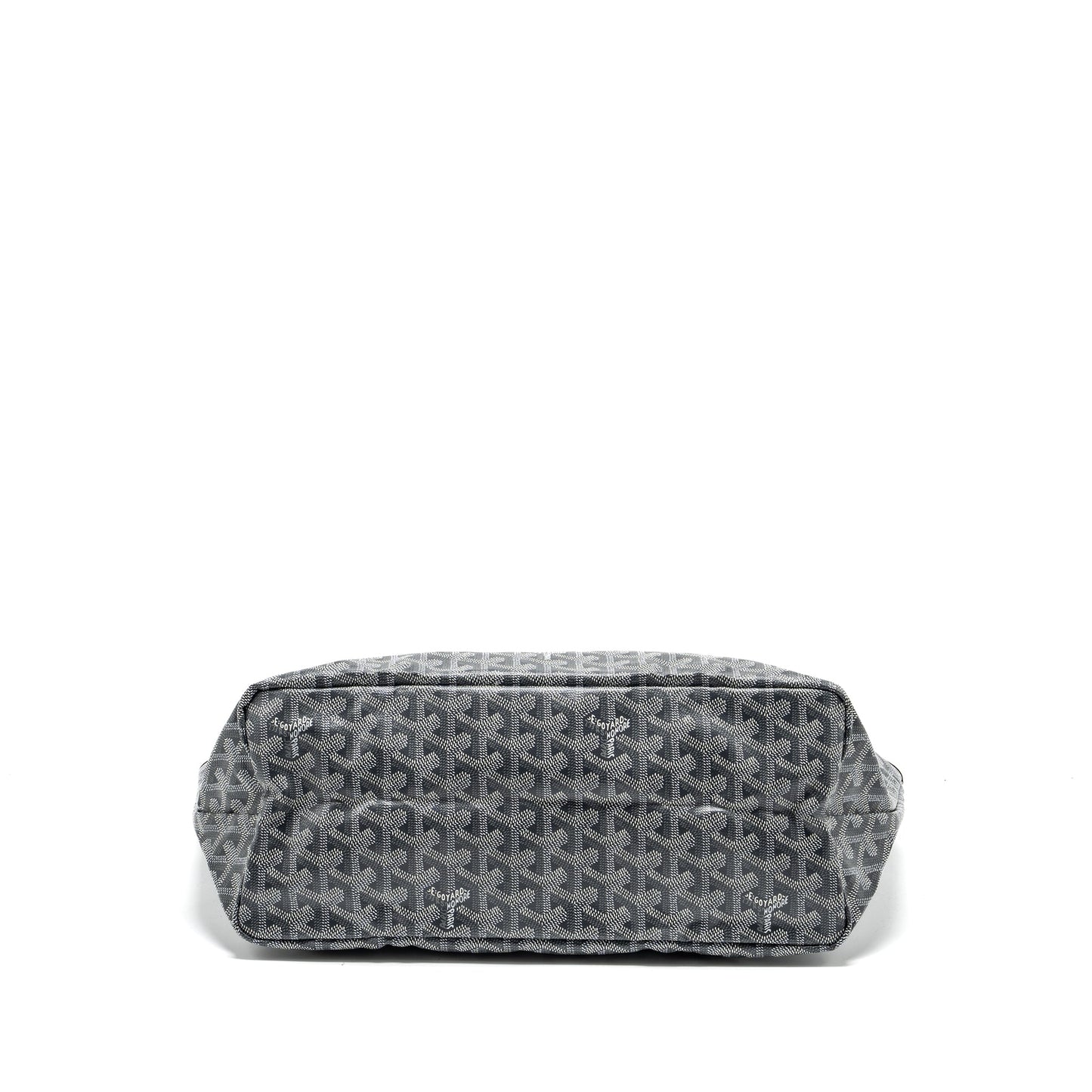 Goyard Saint Louis PM tote bag goyardline canvas / leather grey SHW
