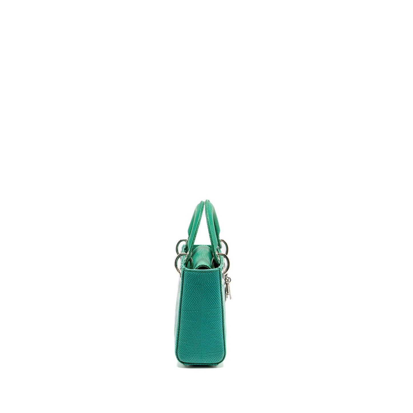 Luxury Dior Mini Lady Luxury Dior Lizard Green Crystal SHW