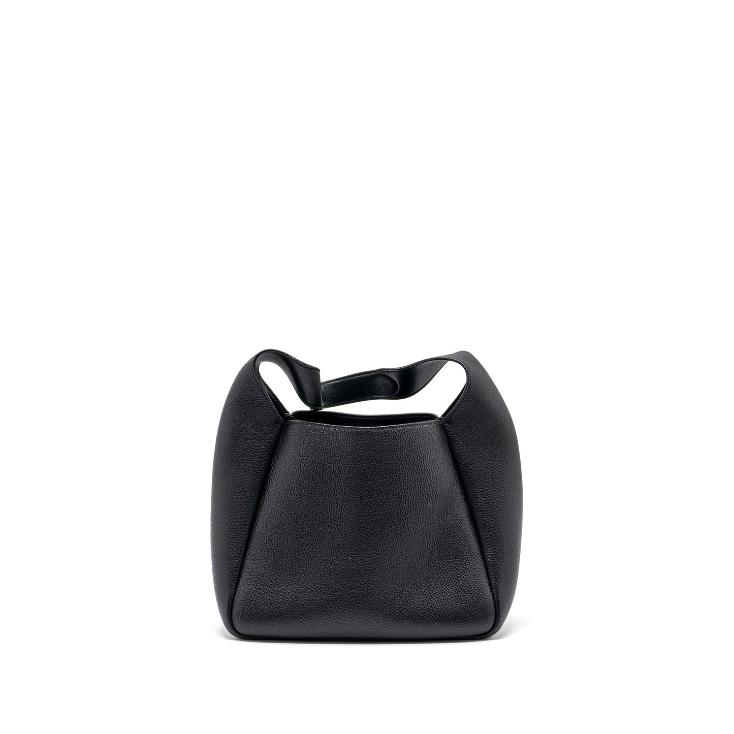 Prada Medium Leather Tote Black SHW
