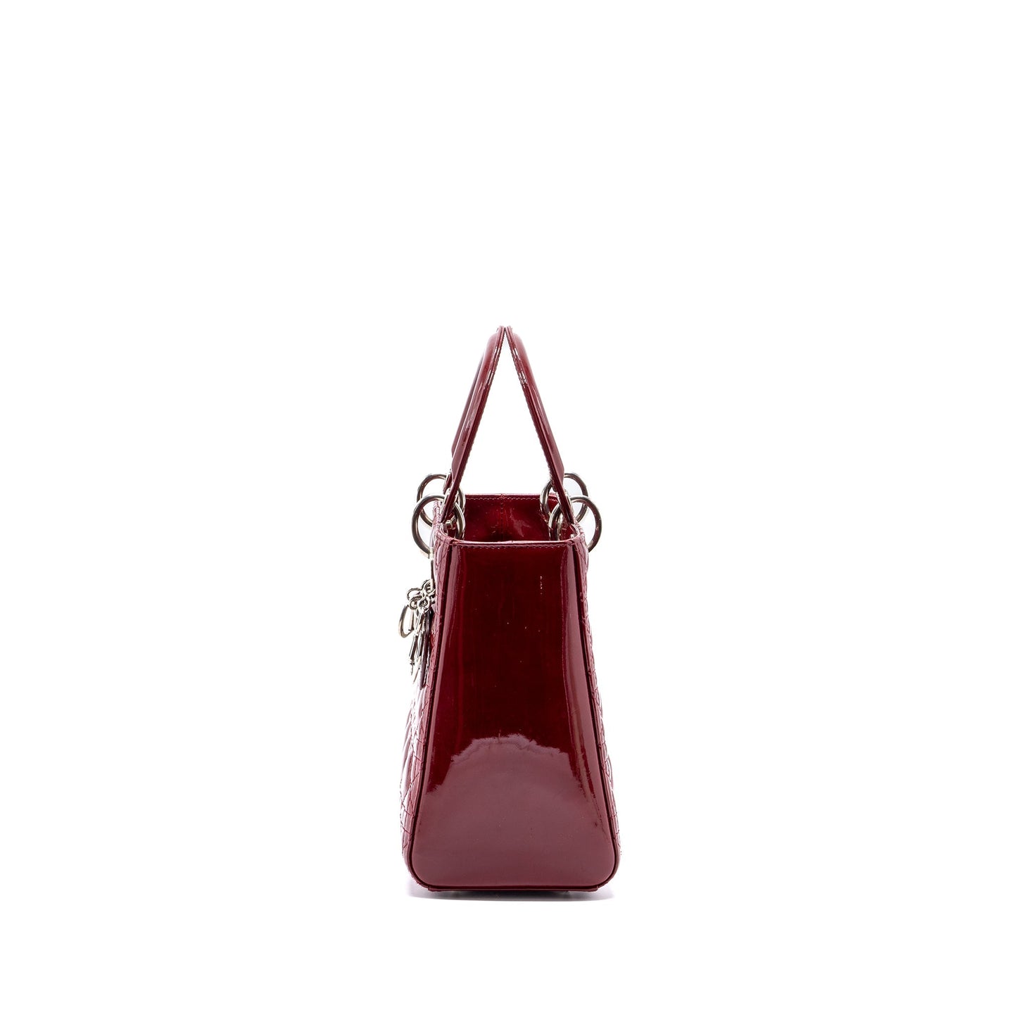 Luxury Dior Medium Lady Luxury Dior Patent Red SHW