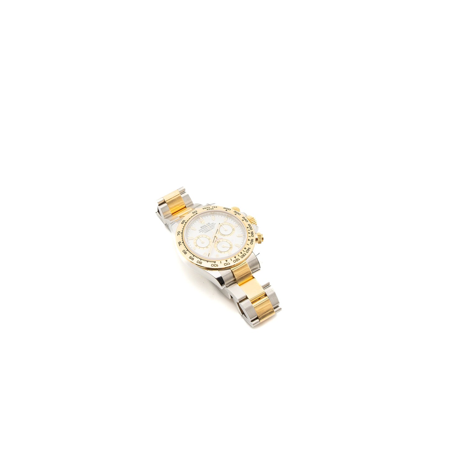 Rolex Cosmograph Daytona 40MM Oyster Steel/Yellow Gold White Dial M116503-0001