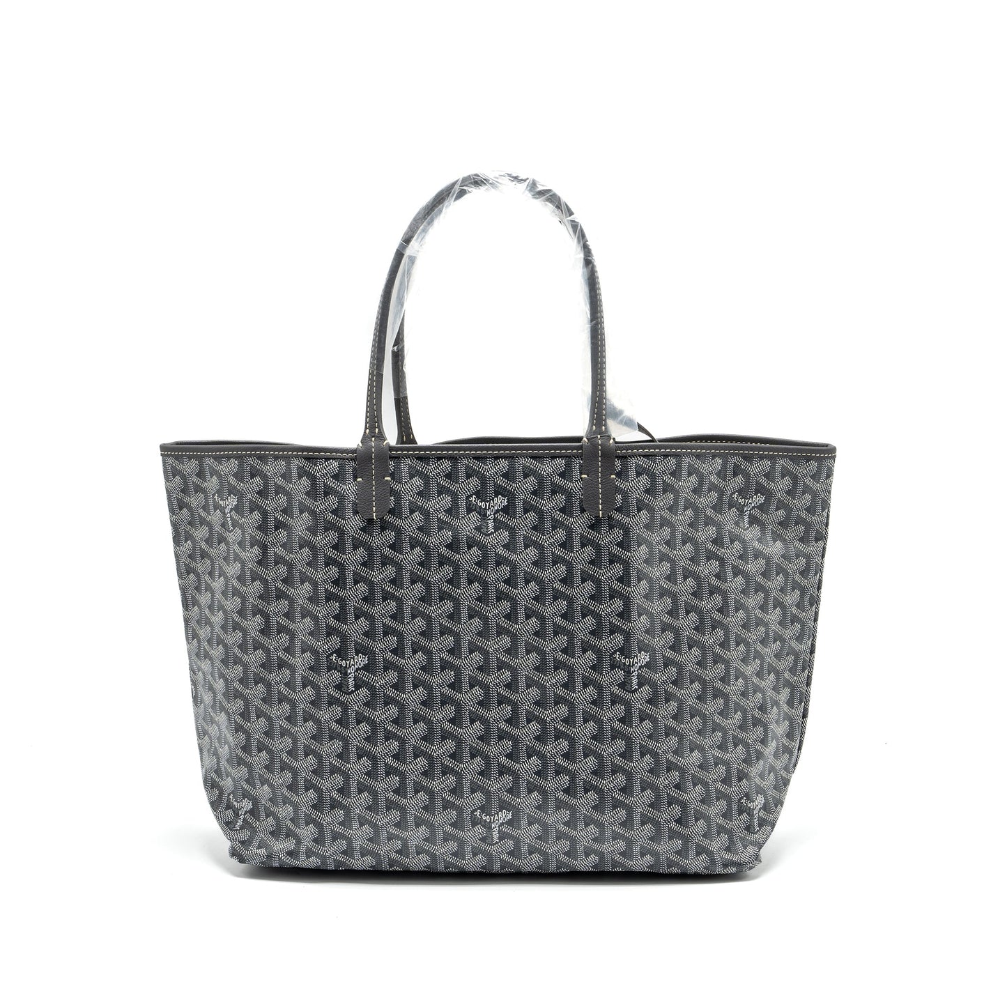 Goyard Saint Louis PM tote bag goyardline canvas / leather grey SHW