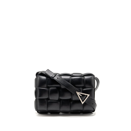 Bottega Veneta Padded Cassette Lambskin Black SHW