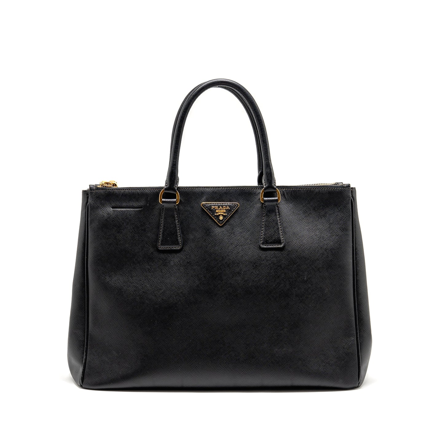 Prada Saffiano Tote Bag Calfskin black GHW
