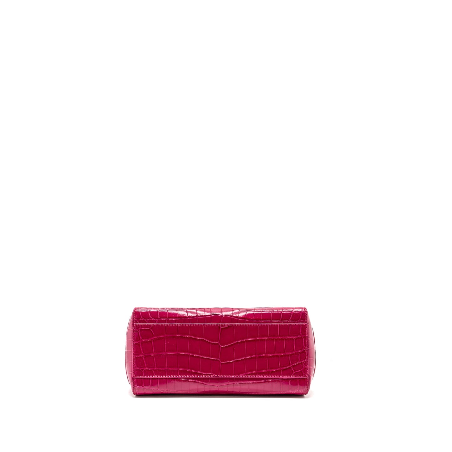 Fendi mini peekaboo bag crocodile pink GHW
