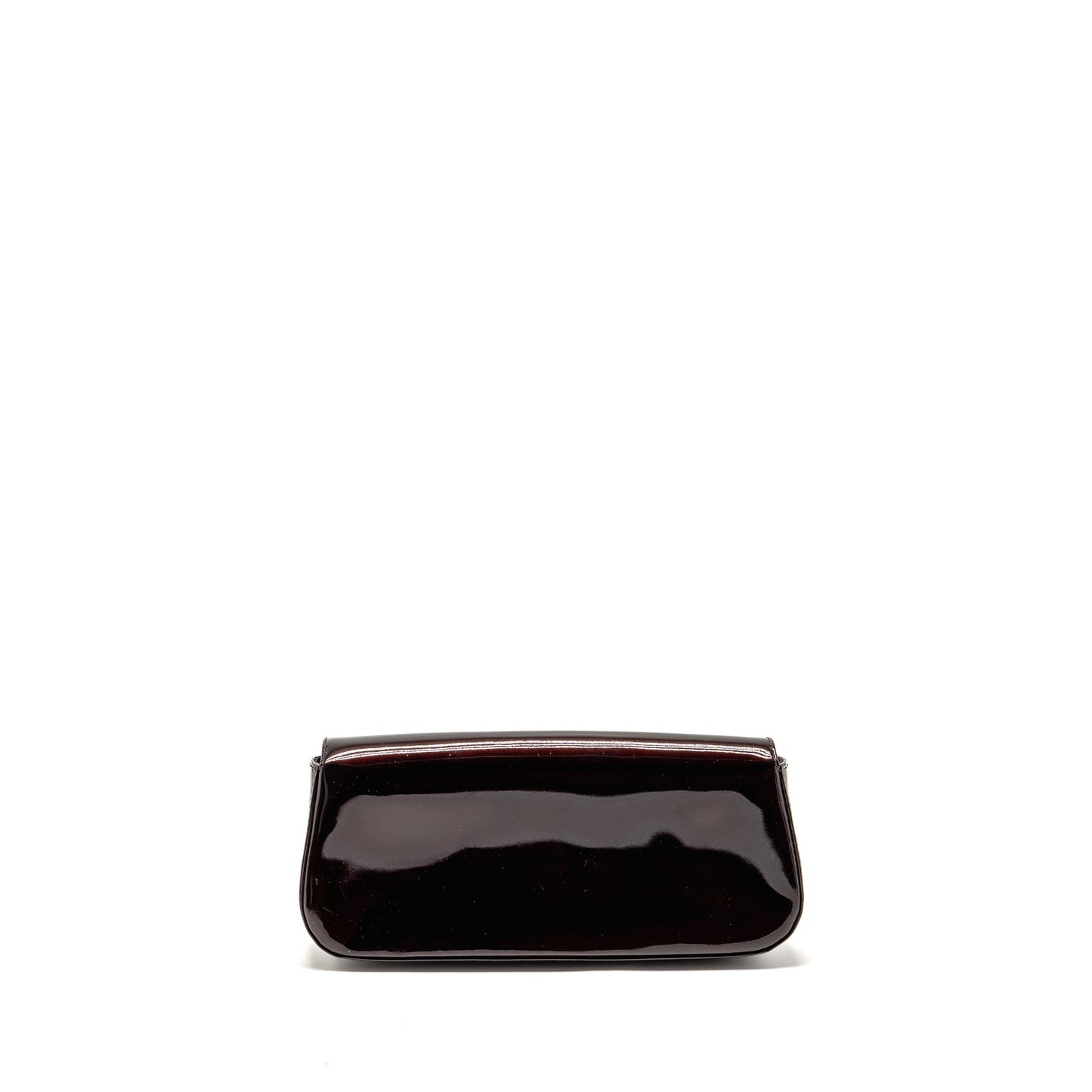 Louis Vuitton sobe clutch patent leather dark purple GHW
