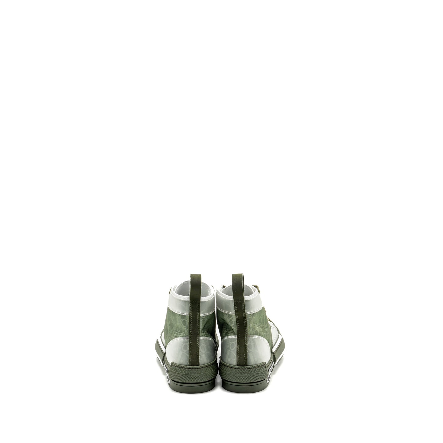 Luxury Dior Size 39 B23 Oblique High-top Sneaker Green/Oblique
