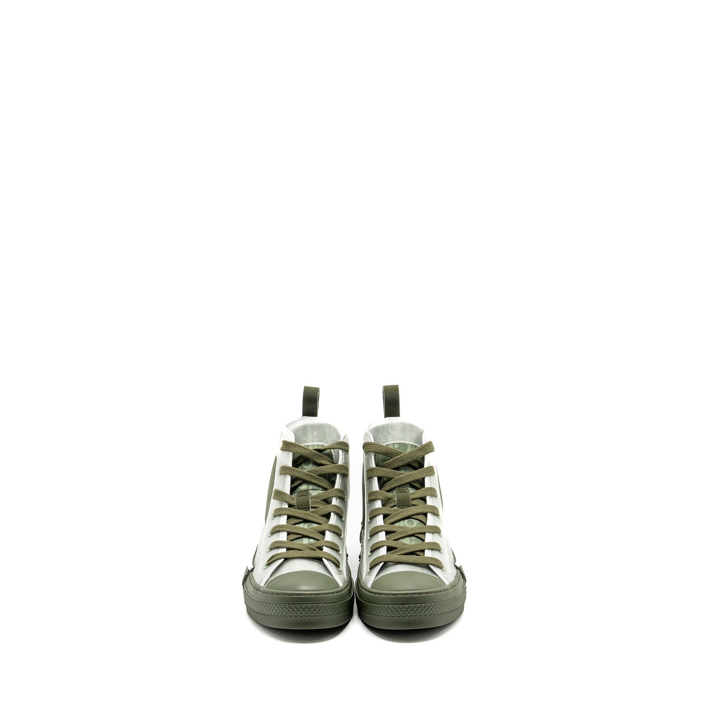 Luxury Dior Size 39 B23 Oblique High-top Sneaker Green/Oblique