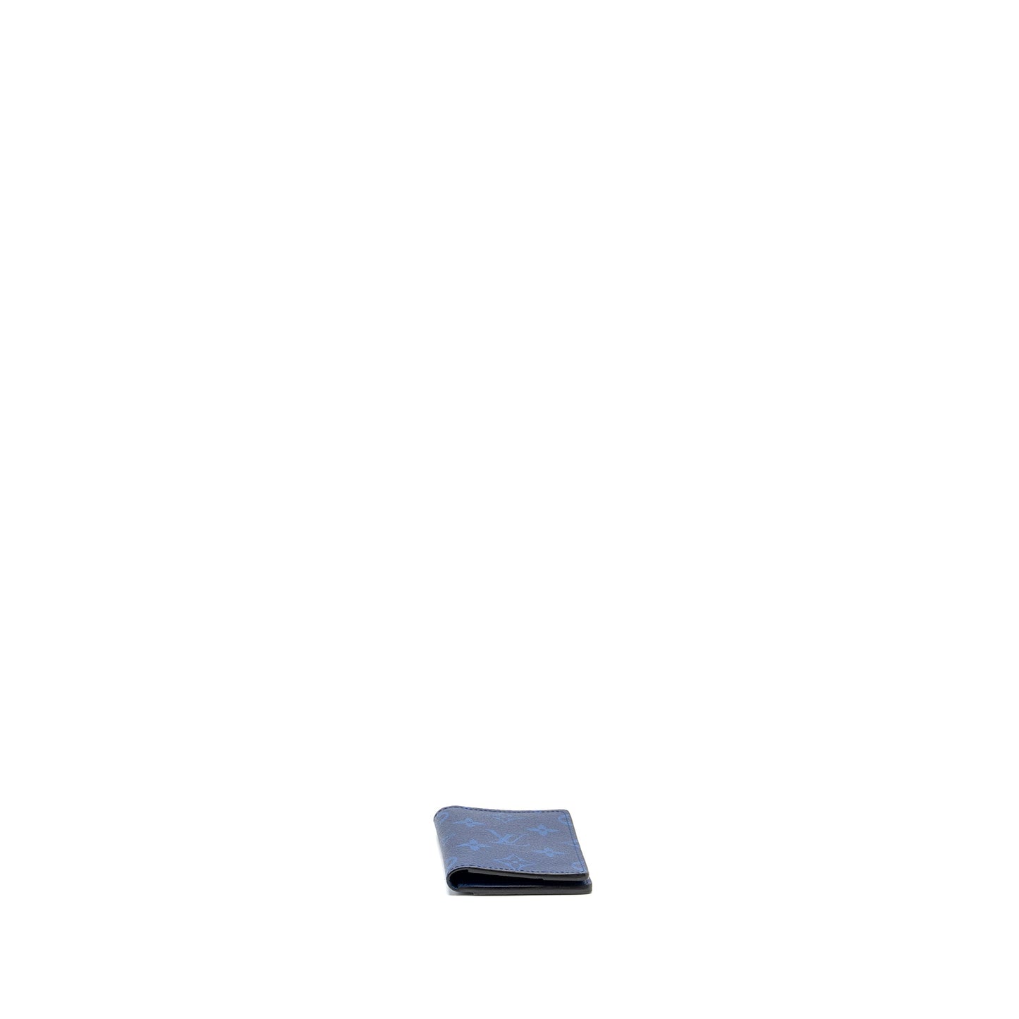 Louis Vuitton Pocket Organiser Blue Monogram Canvas