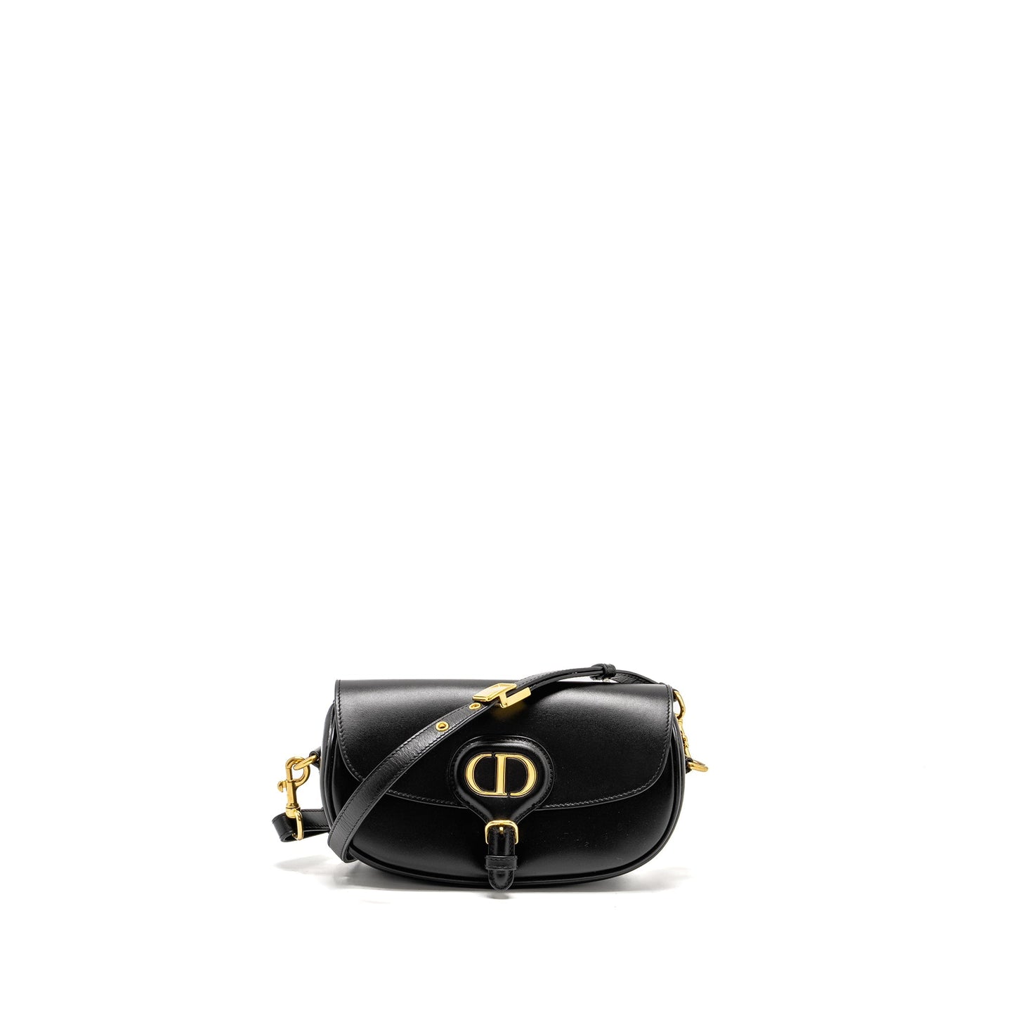 Luxury Dior Bobby East-West Bag Box Calfskin Black GHW