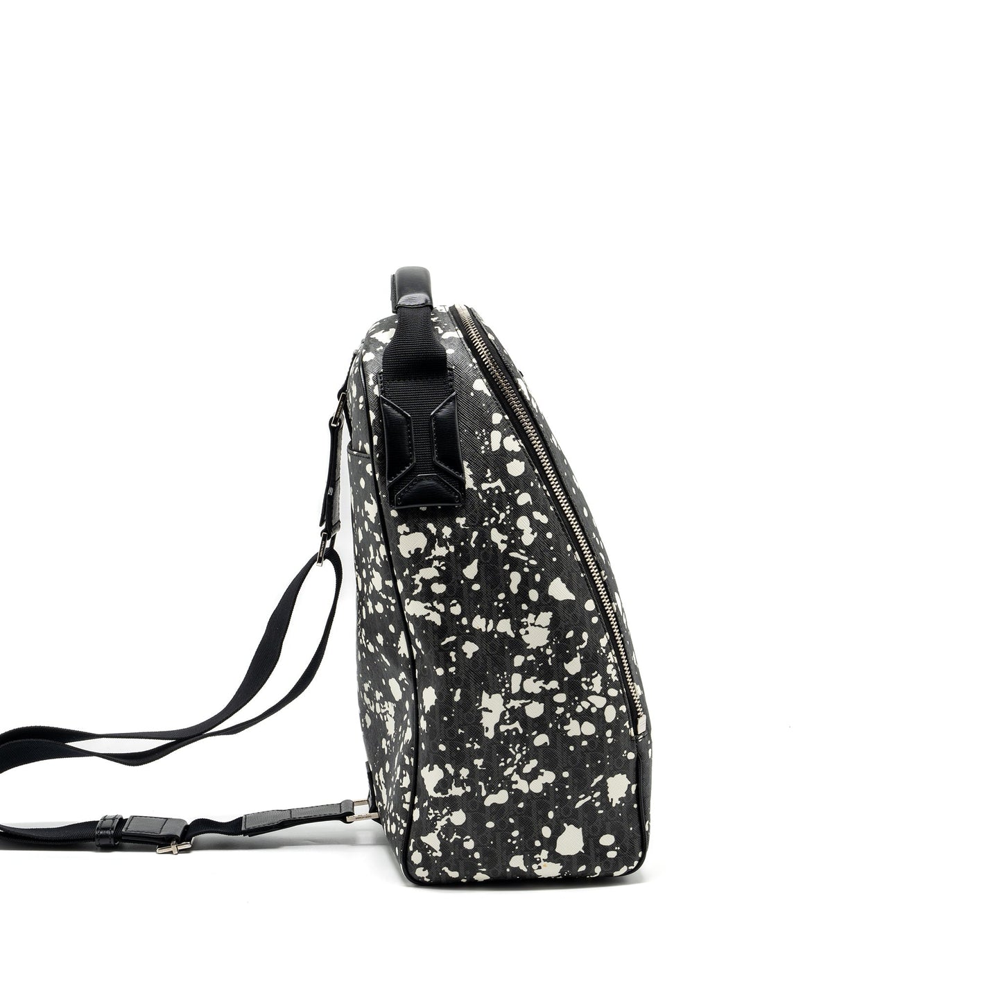 Luxury Dior homme Rider bag canvas multicolour black / grey SHW