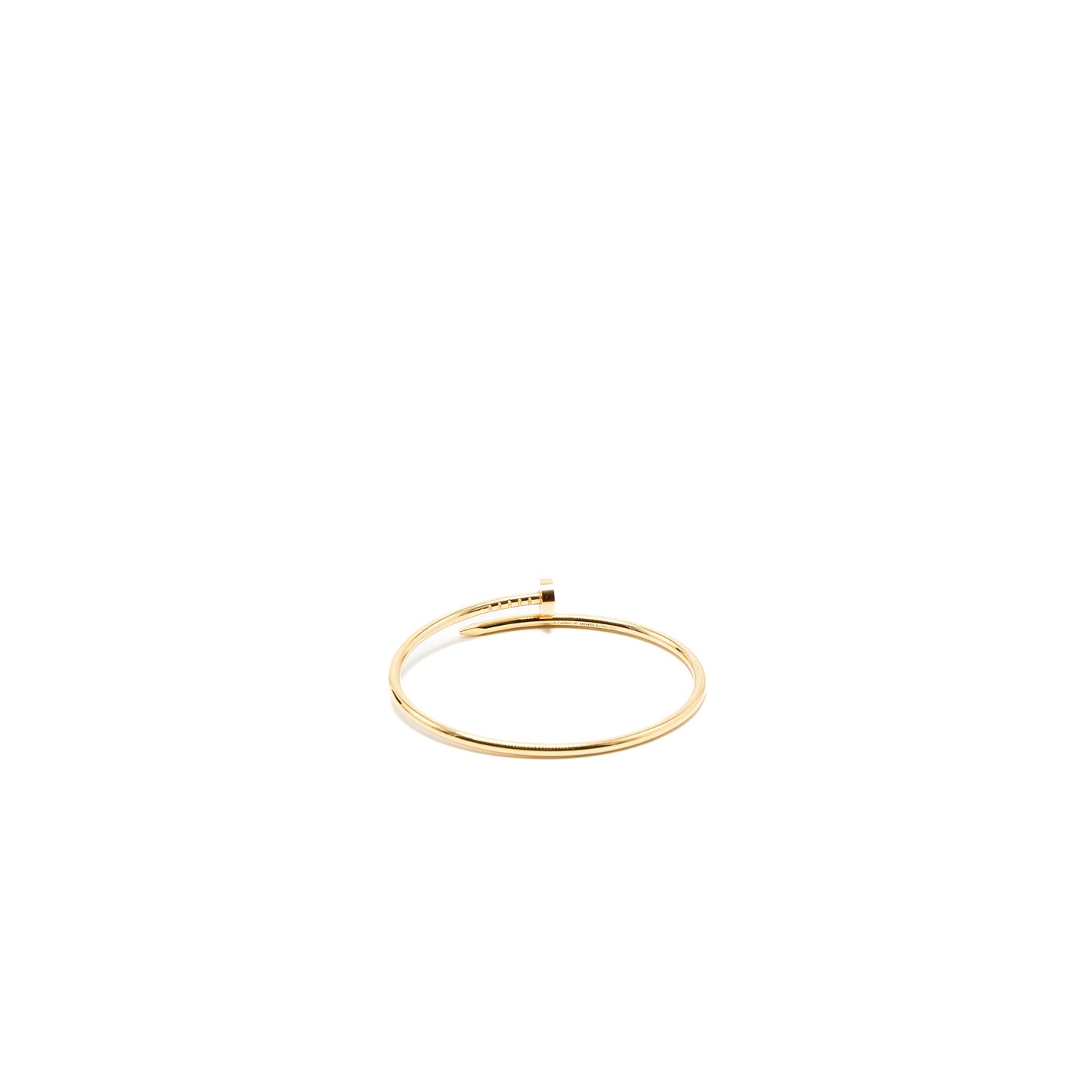 Cartier Size 16 Juste Un Clou Bracelet Small Model Yellow Gold