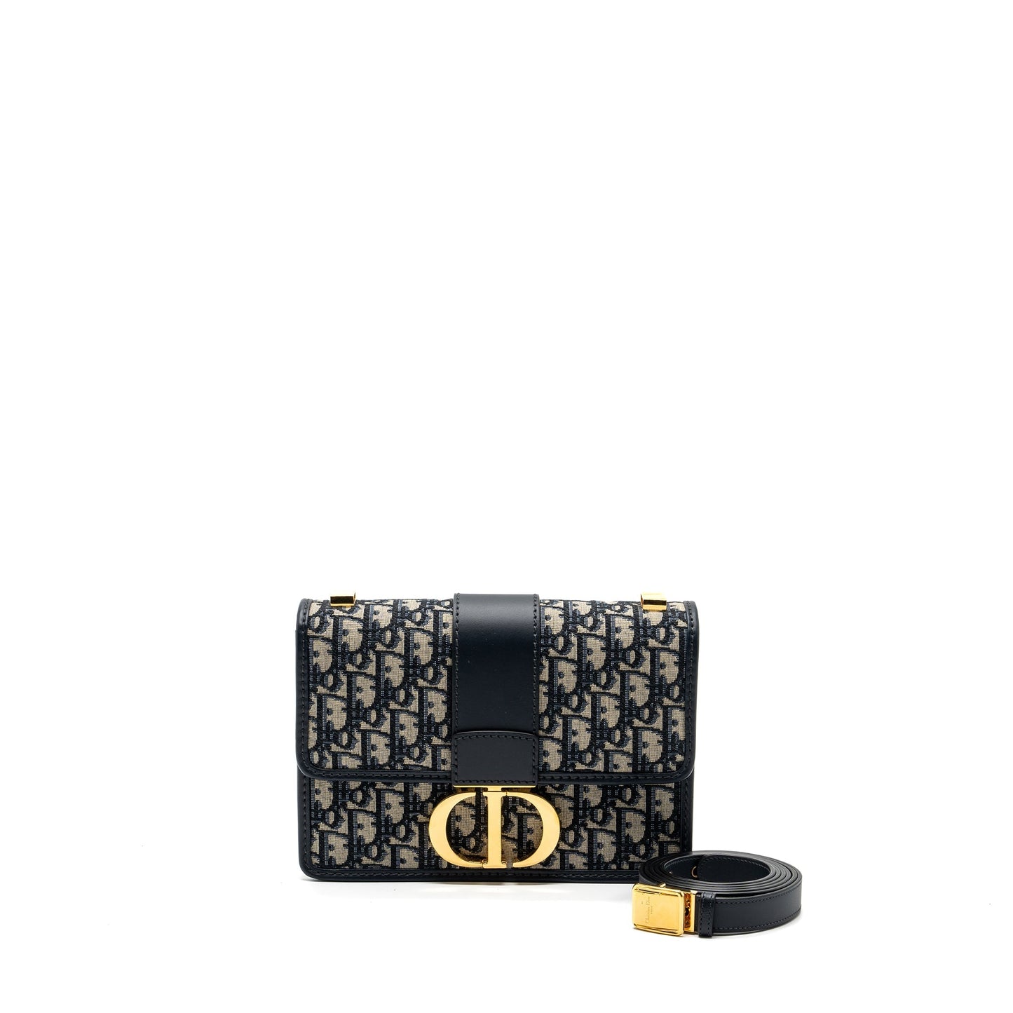 Luxury Dior Montaigne 30 Medium Bag Oblique Jacquard GHW