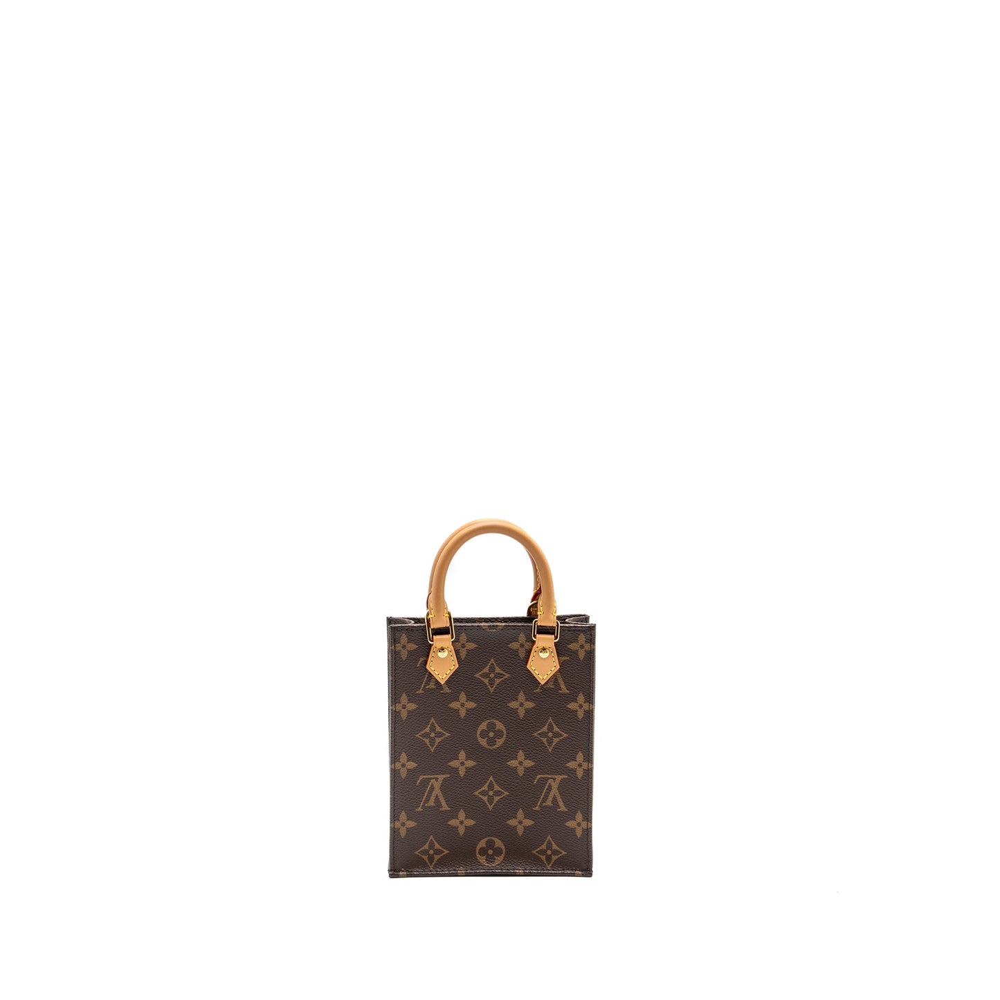 Louis Vuitton Petit Sac Plat Monogram Canvas GHW