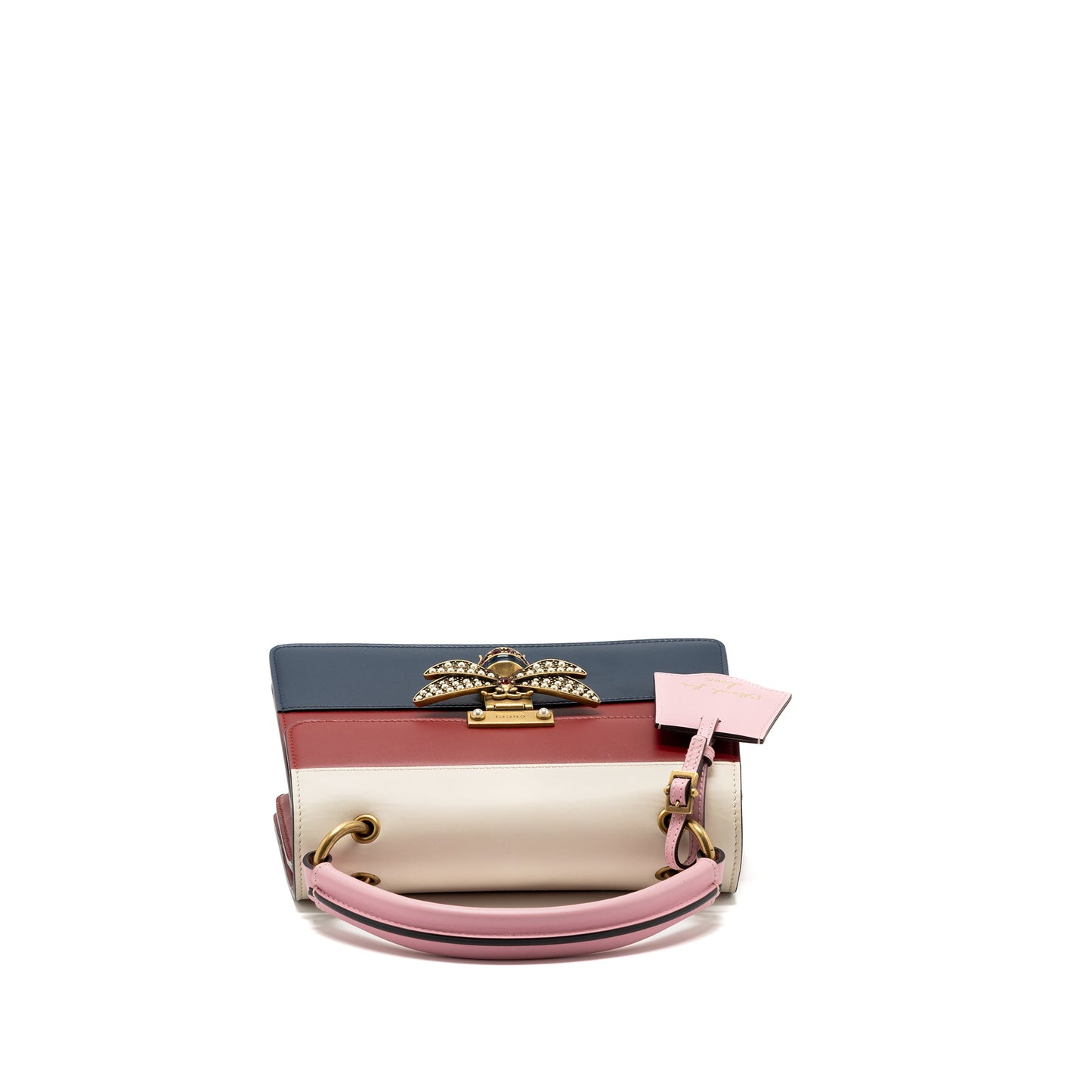 Gucci queen Margaret top handle bag calfskin multicolor GHW