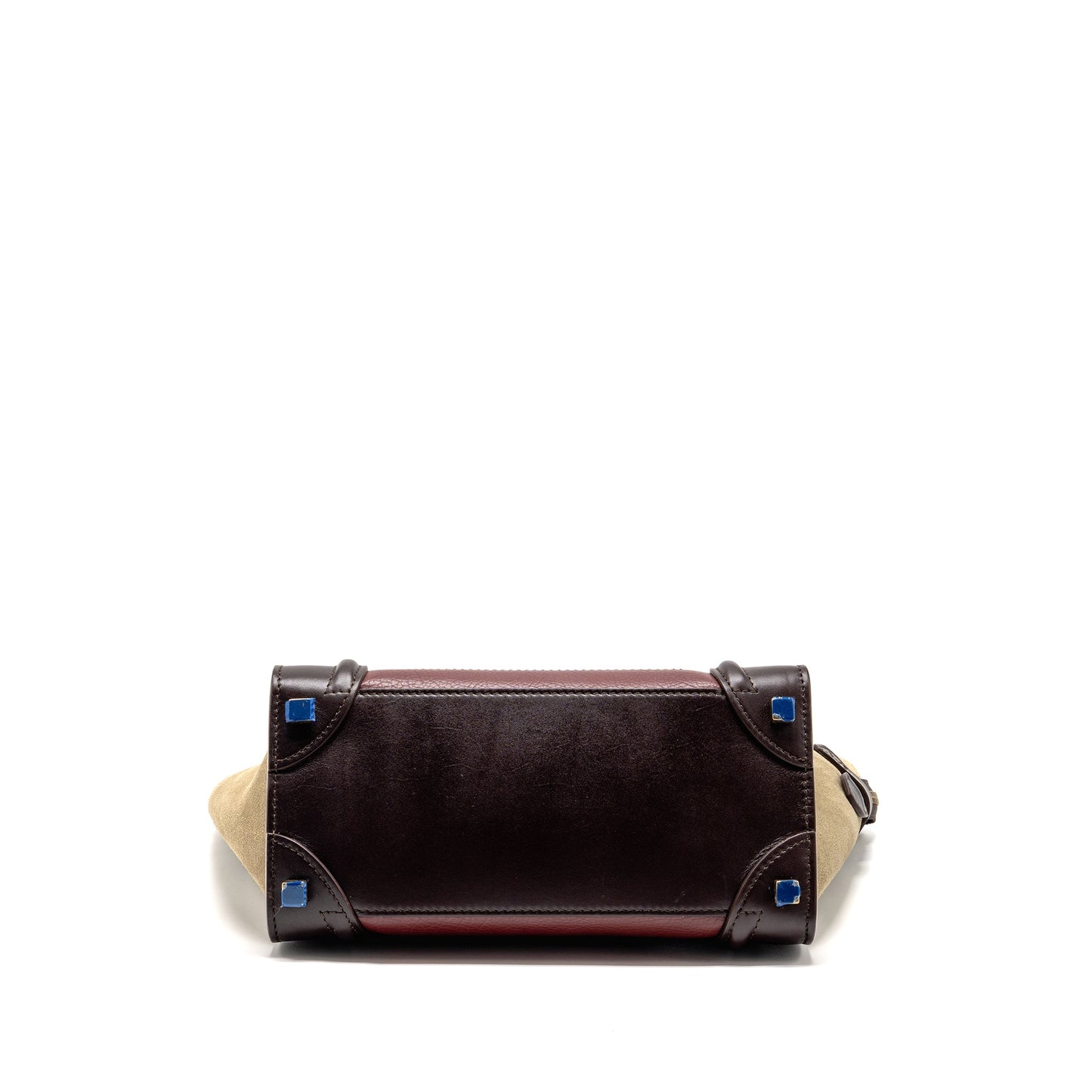 Celine Micro luggage bag leather multicolor