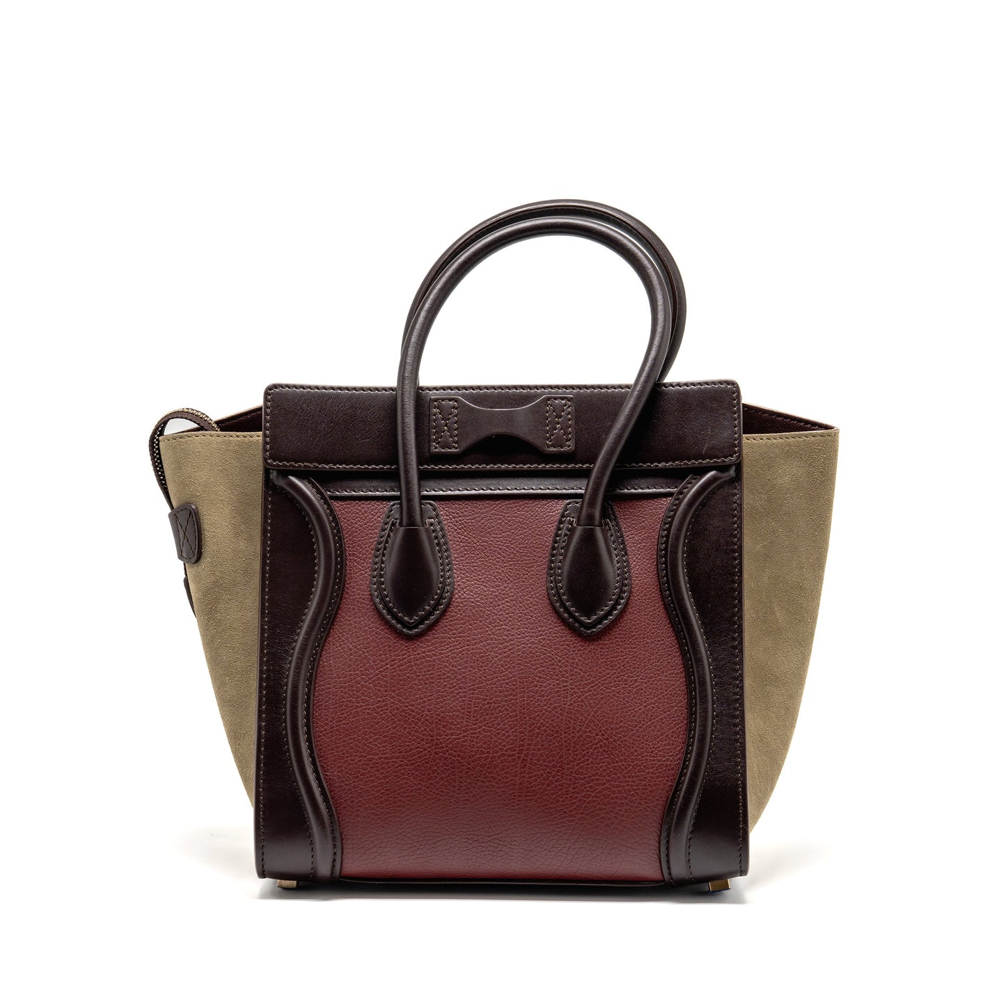 Celine Micro luggage bag leather multicolor