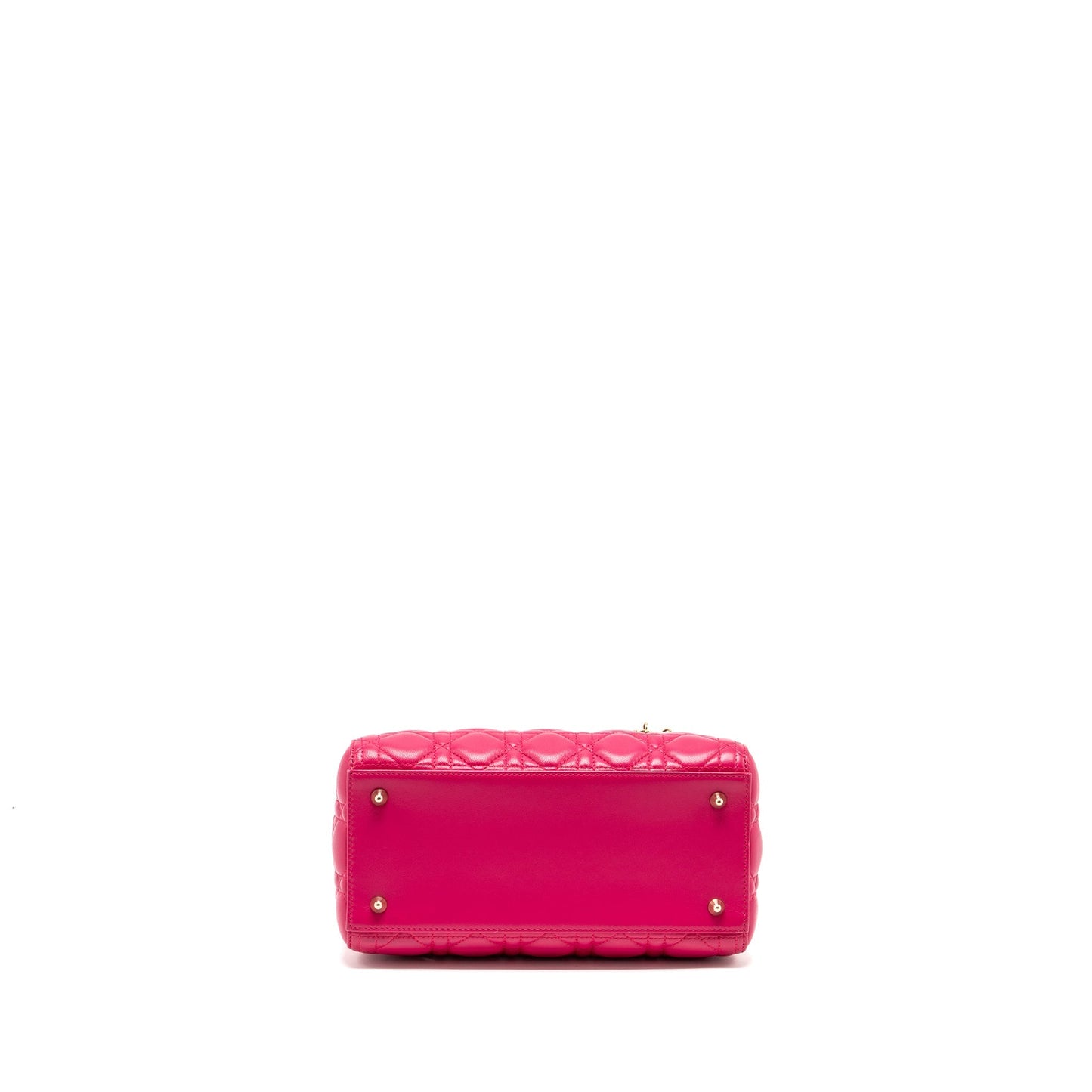 Luxury Dior Medium Lady Luxury Dior Lambskin Pink LGHW