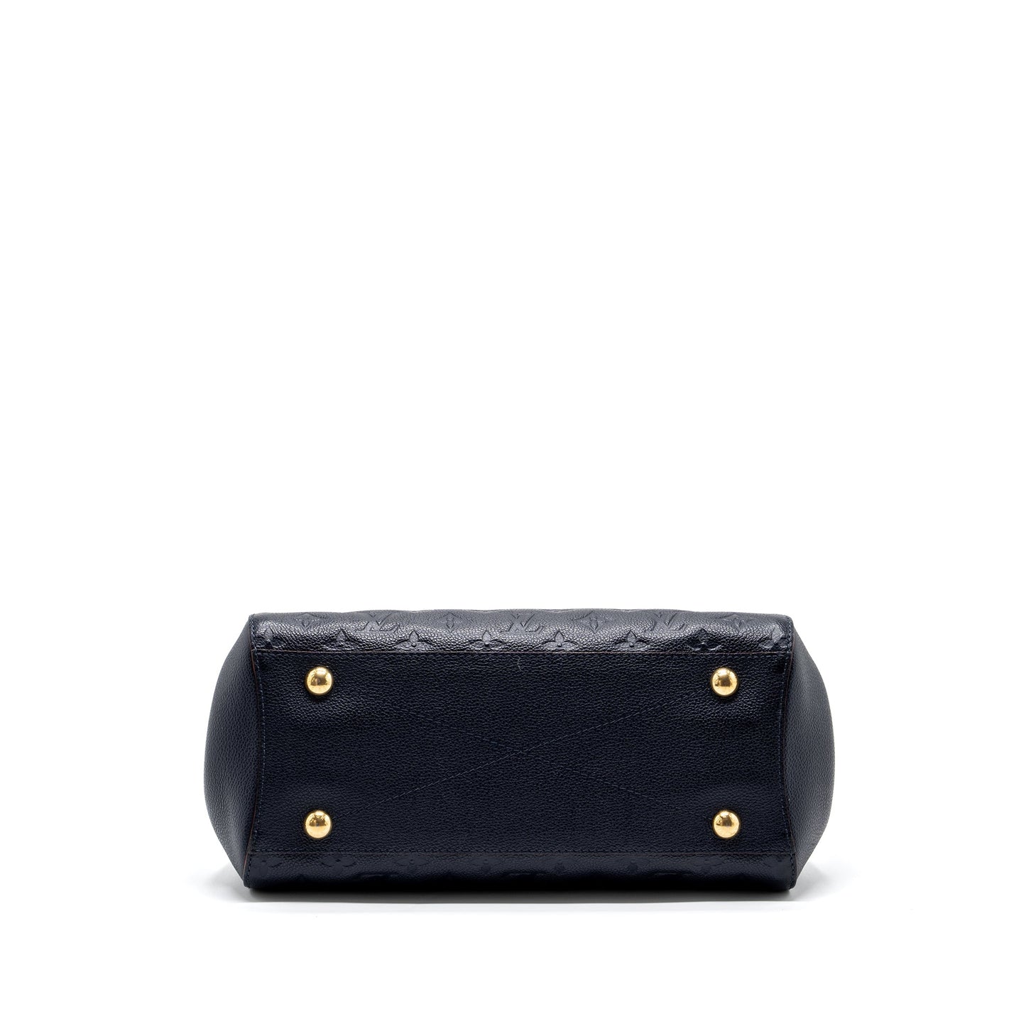 Louis Vuitton Montaigne MM Monogram Empreinte Navy GHW