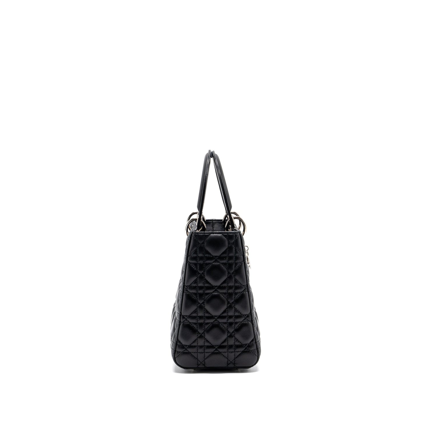 Luxury Dior medium lady Luxury Dior lambskin Black SHW