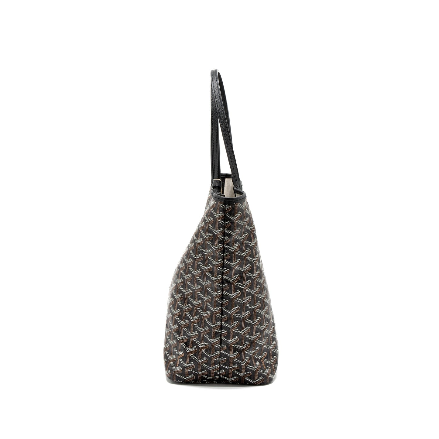 Goyard Saint Louis PM Tote Bag Goyardine Canvas SHW