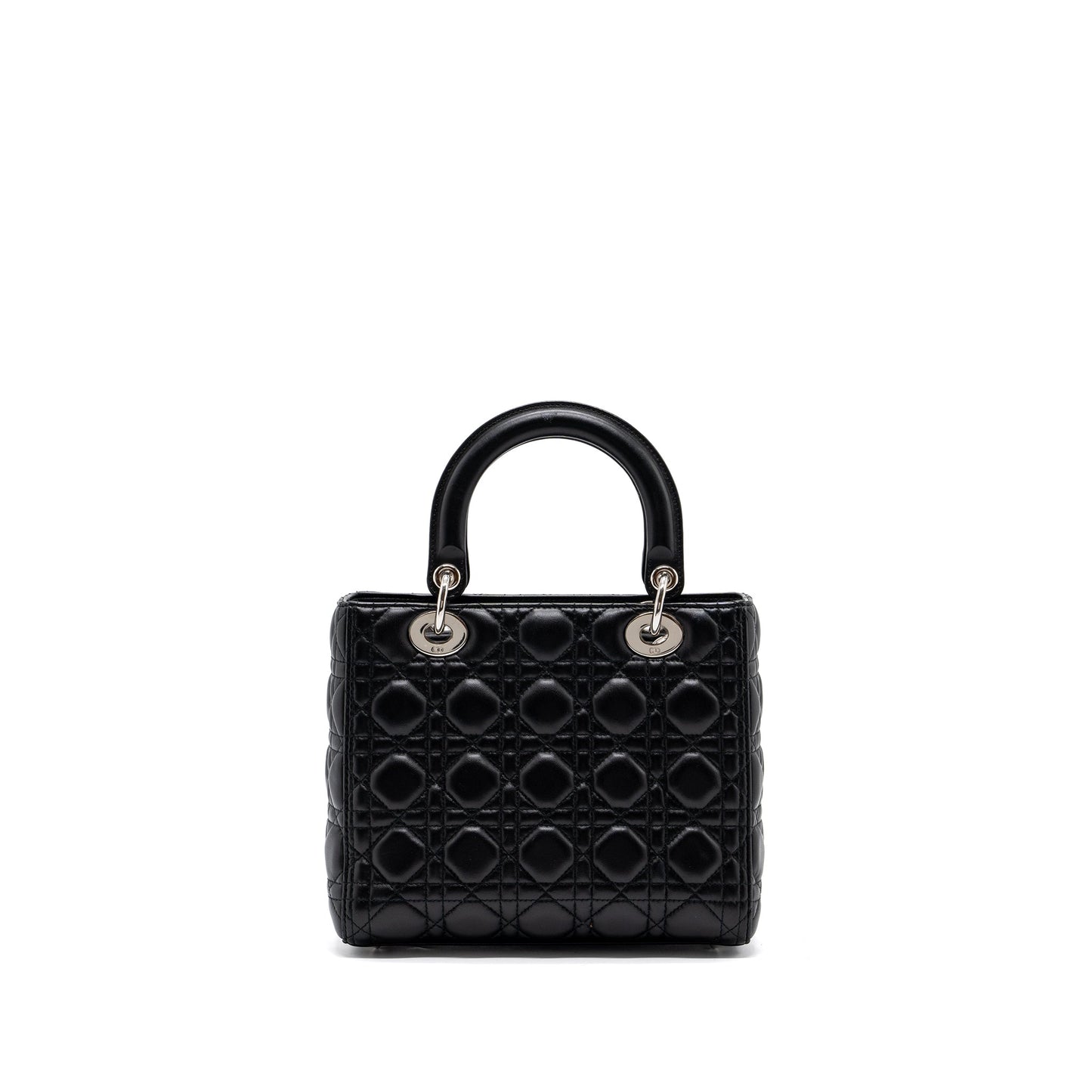 Luxury Dior medium lady Luxury Dior lambskin Black SHW