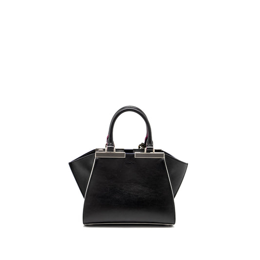 Fendi Mini 3jours Tote Bag Calfskin Black SHW