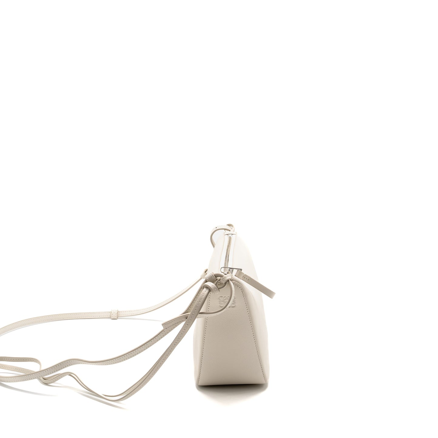 Loewe Mini Hammock Hobo Classic Calfskin White SHW