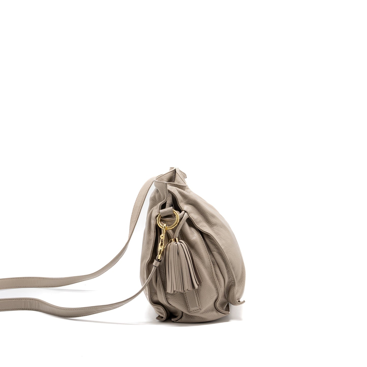 Loewe flamenco bag calfskin beige LGHW
