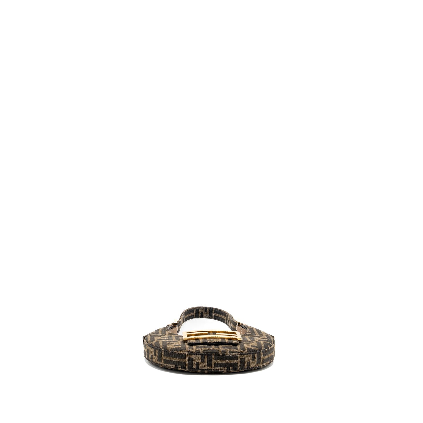 FENDI Mini cookie bag FF Fabric jacquard GHW