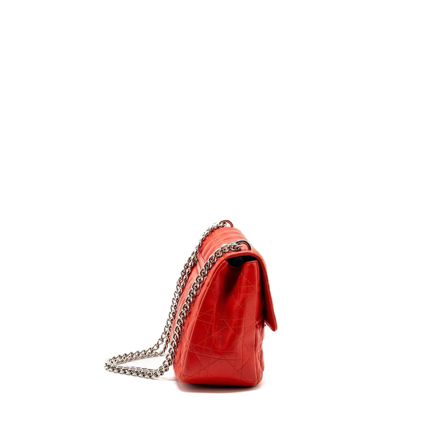Luxury Dior Miss Luxury Dior Shoulder Bag Lambskin Red SHW