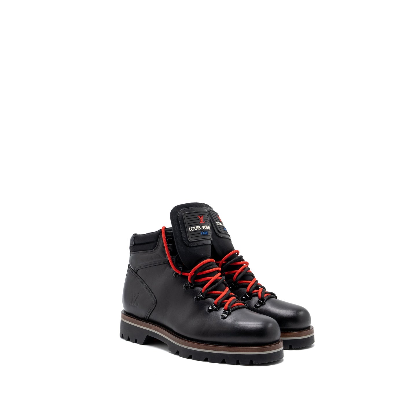 Louis Vuitton Size 8 Men’s Boots Leather Black/ Multicolour