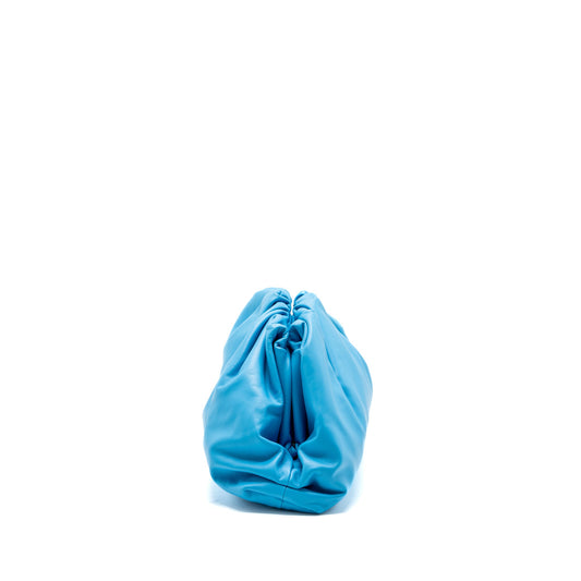 Bottega Veneta The Pouch Calfskin Blue SHW