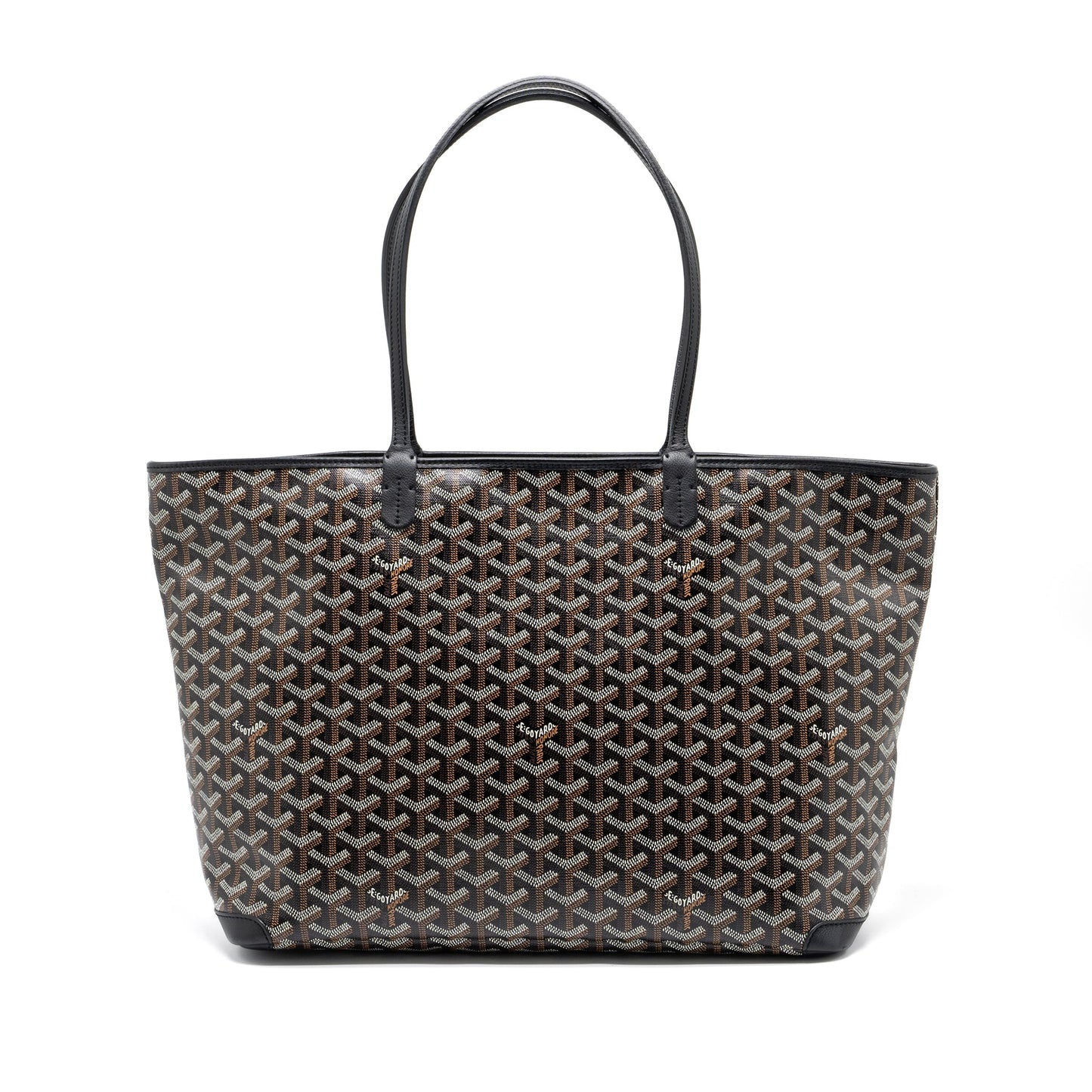Goyard Artois Tote Goyardine Canvas Black SHW