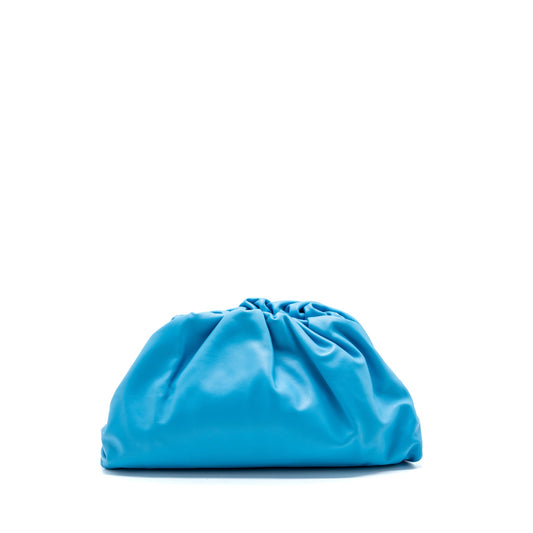 Bottega Veneta The Pouch Calfskin Blue SHW