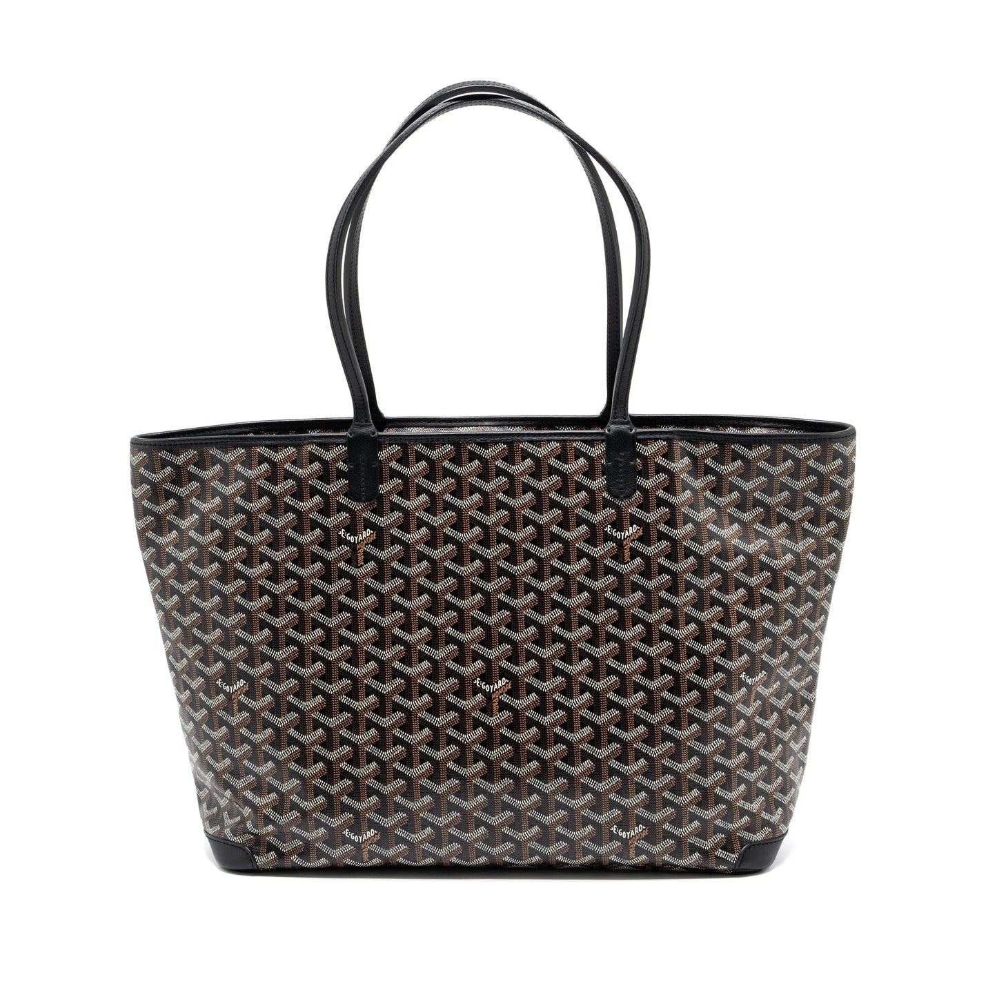 Goyard Artois Tote Goyardine Canvas Black SHW
