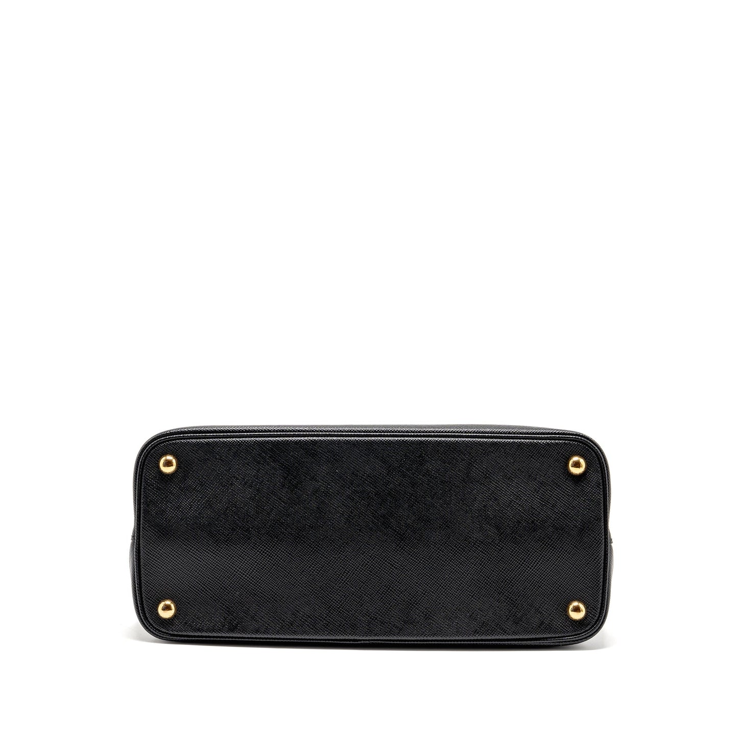 Prada double bag Saffiano calfskin black GHW