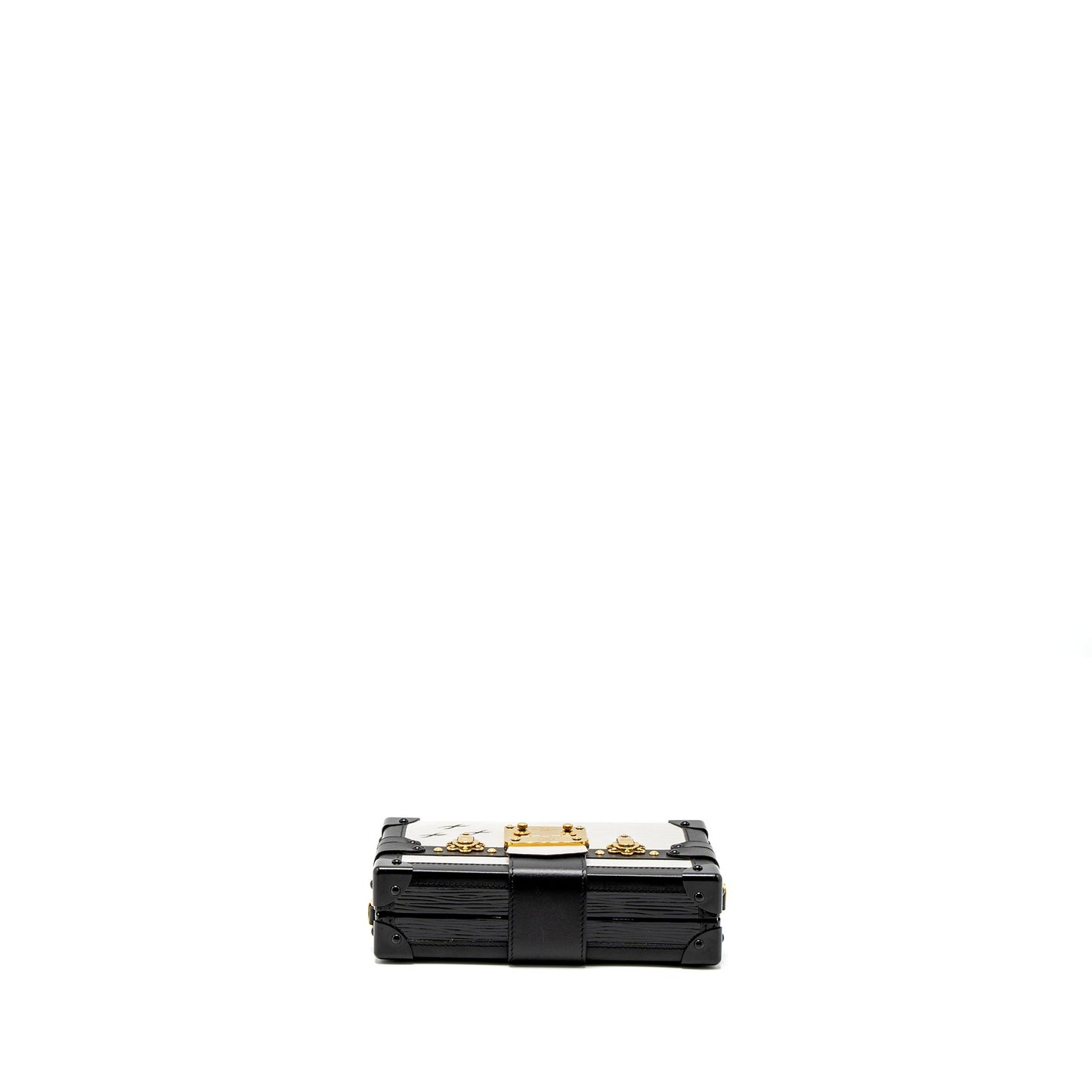 Louis Vuitton Petit Malle Epi White/Black GHW