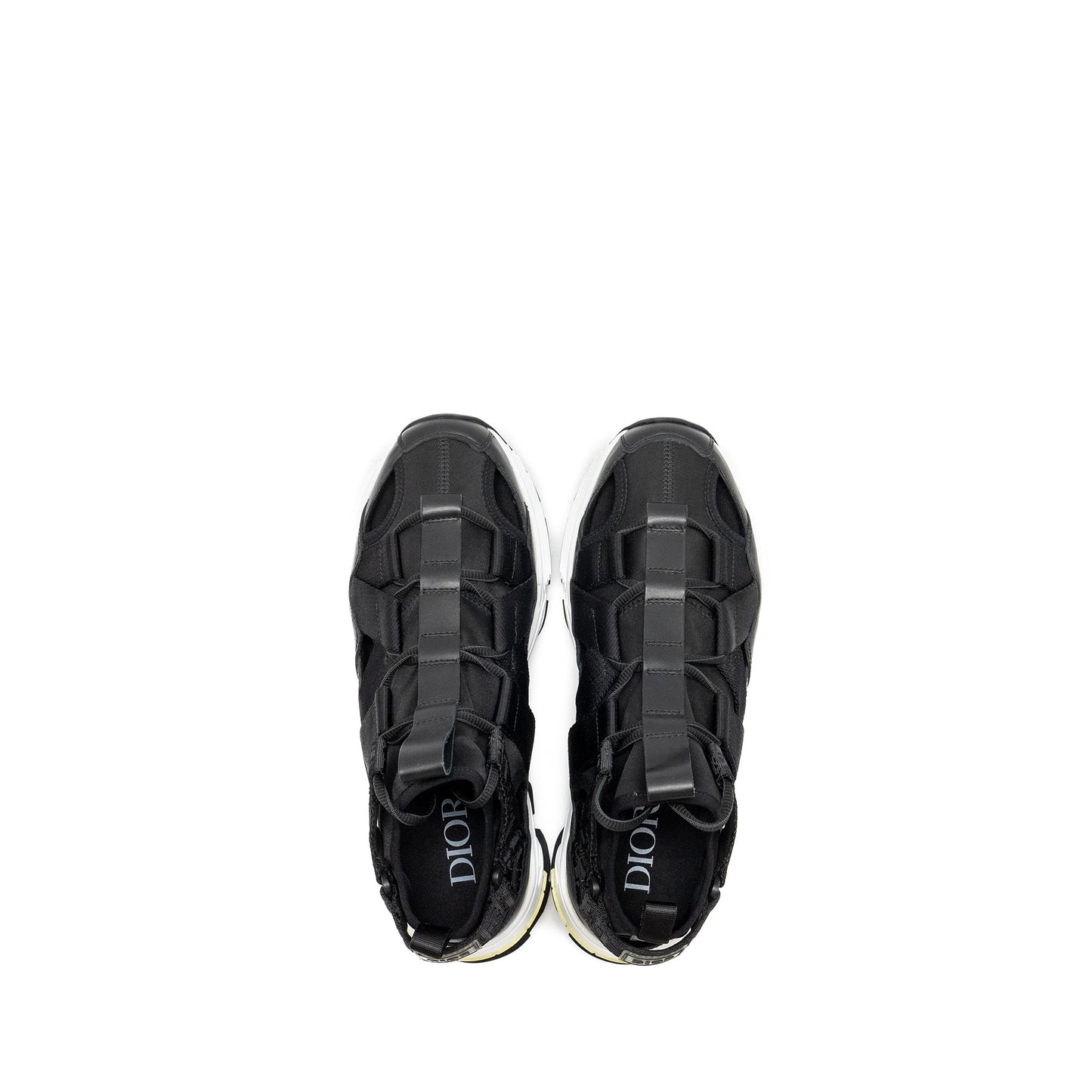 Luxury Dior Size 42 CD Sneaker Neoprene/Leather Black/White