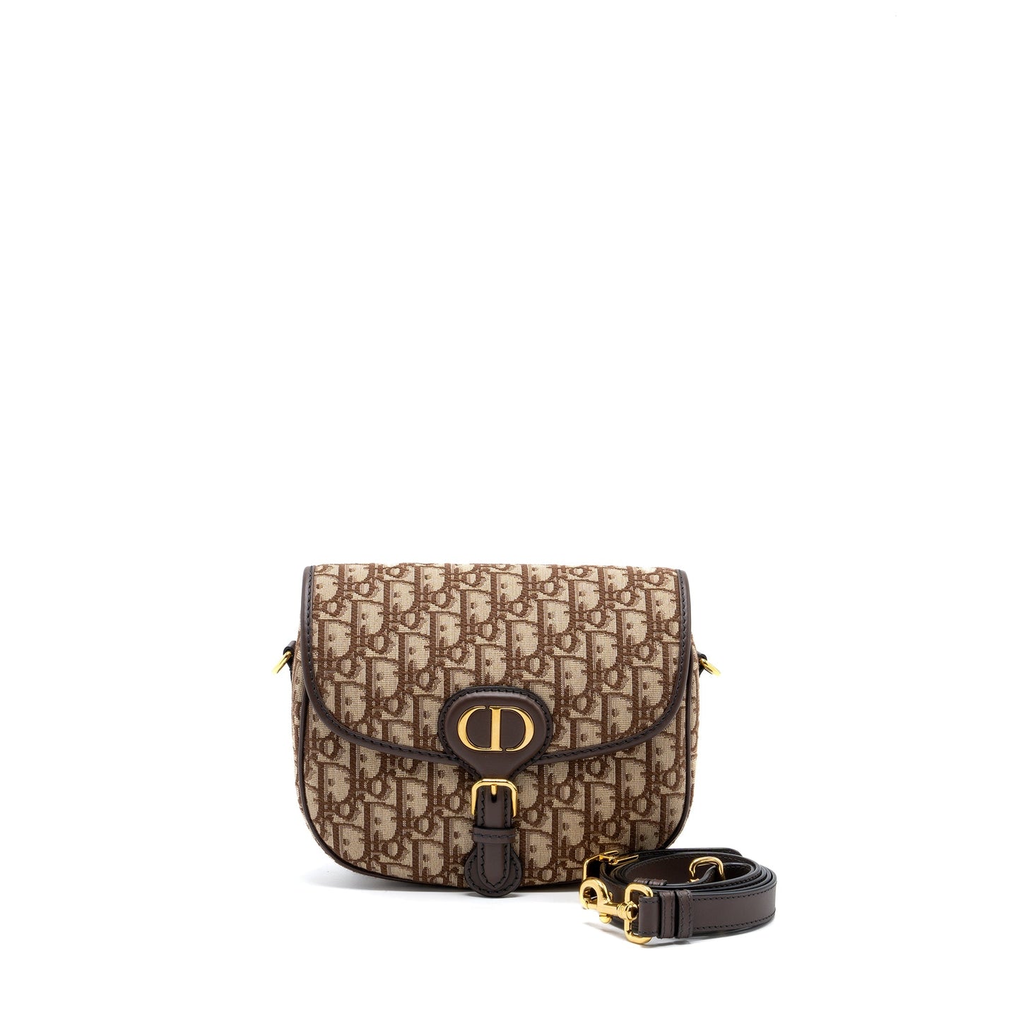 Luxury Dior medium bobby bag Brown Luxury Dior oblique jacquard GHW