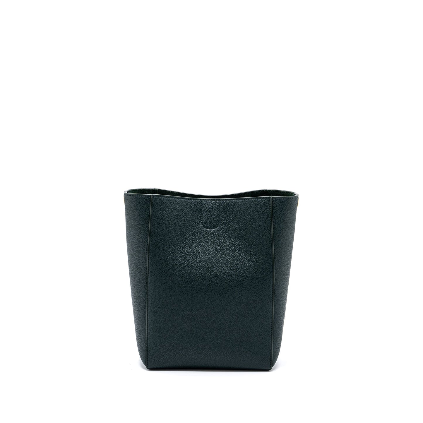 Celine Sangle bucket bag calfskin dark green GHW