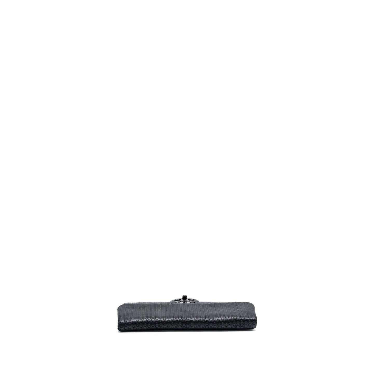Chanel Flap Clutch Lambskin Black with Black Hardware