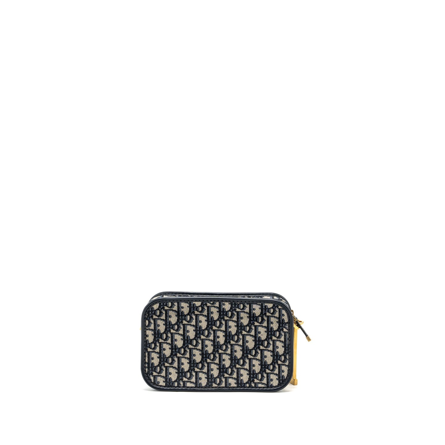 Luxury Dior Oblique Luxury Diorquake Clutch Canvas Blue GHW