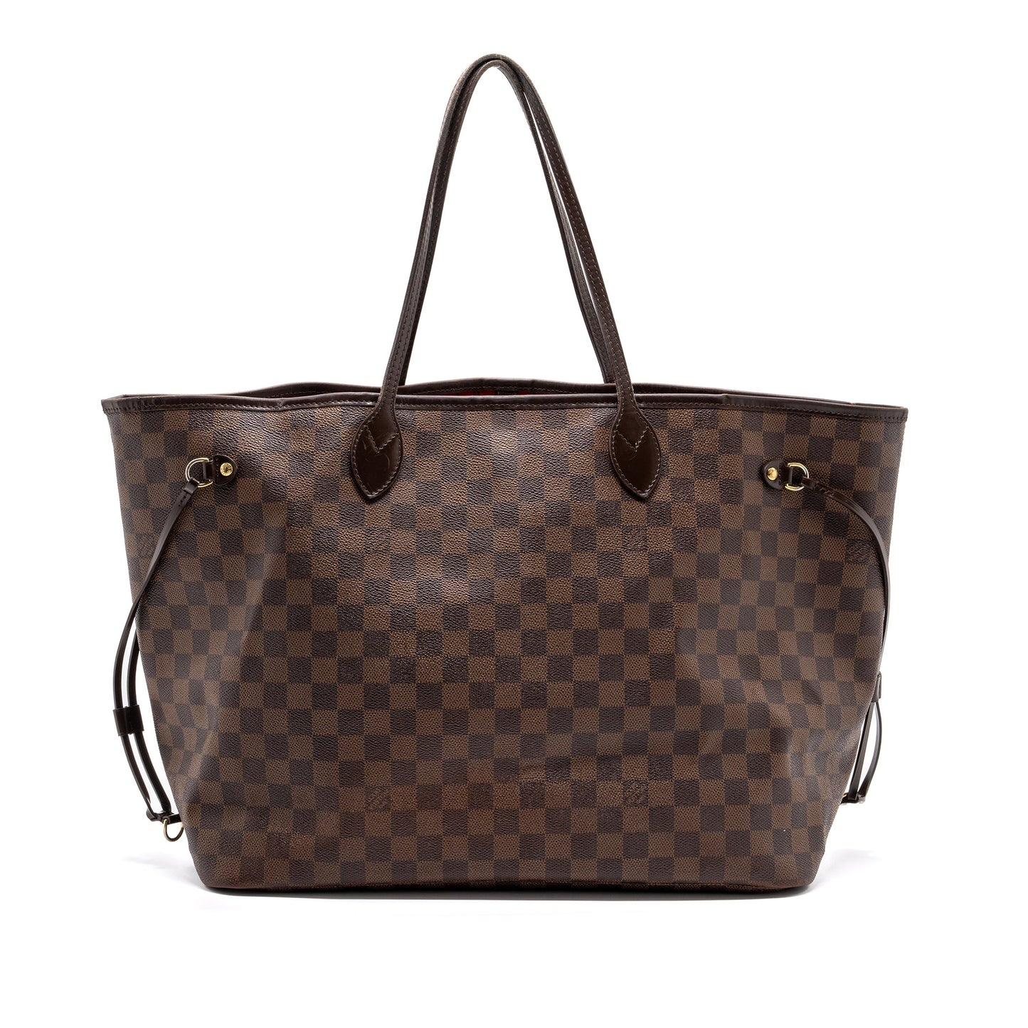 LOUIS VUITTON NEVERFULL DAMIER EBENE GM GHW