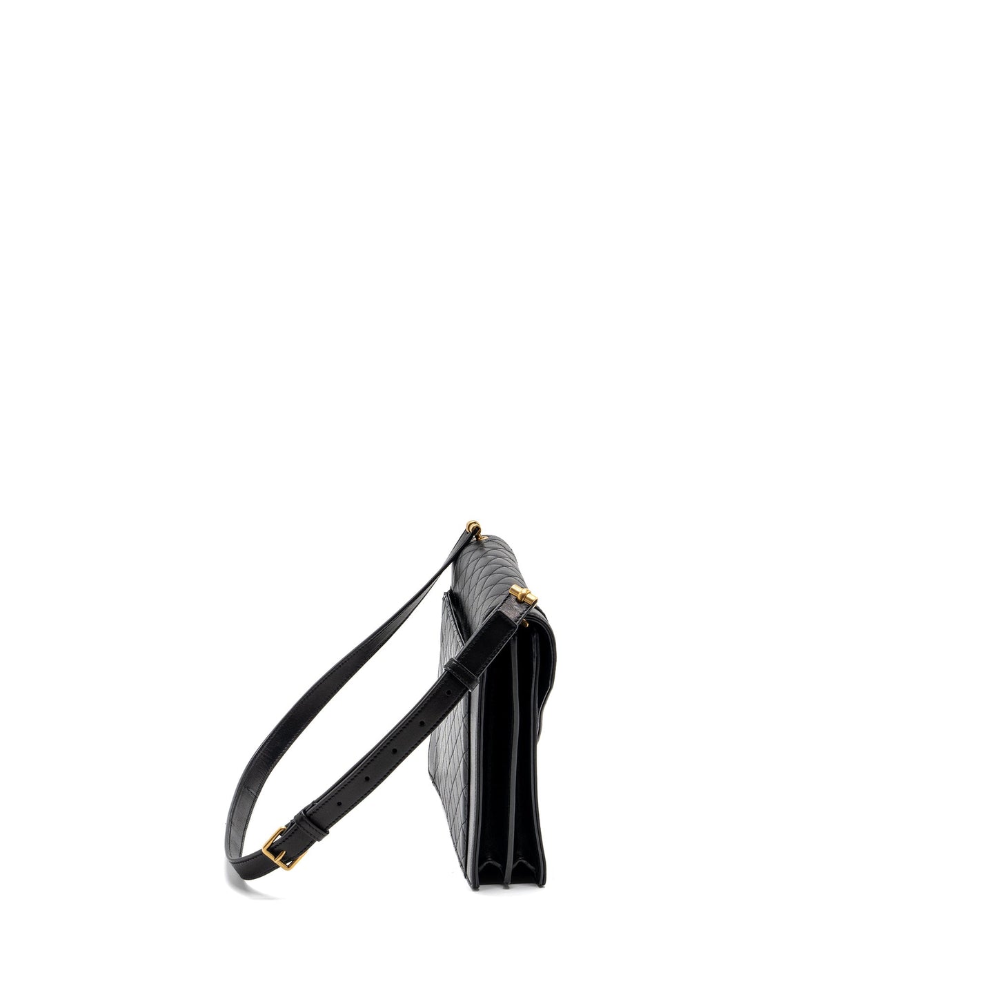 Saint laurent gaby satchel bag lambskin black GHW