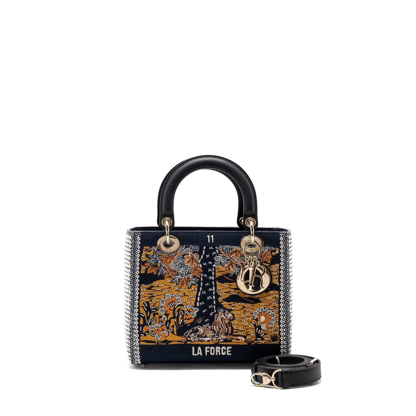 Luxury Dior Medium Lady Luxury Dior La Force Limited Edition Calfskin/Fabric Multicolour LGHW
