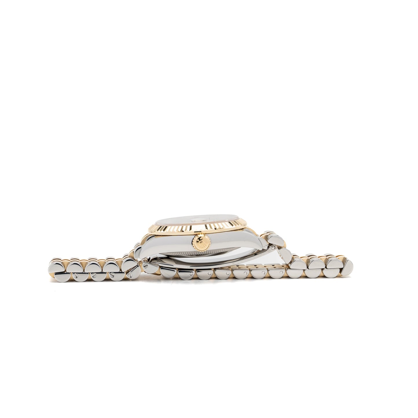 Rolex Datejust 31 Olive Green Set With Diamonds Oystersteel/Yellow Gold Model:278273