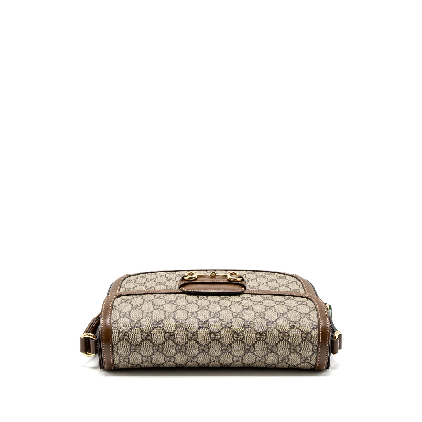 Gucci Horsebit 1955 Shoulder Bag GG Supreme Canvas Beige/Ebony GHW
